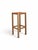 Contemporary Pair of Oak and Woven Leather Bar Stools For Sale - Image 3 of 8