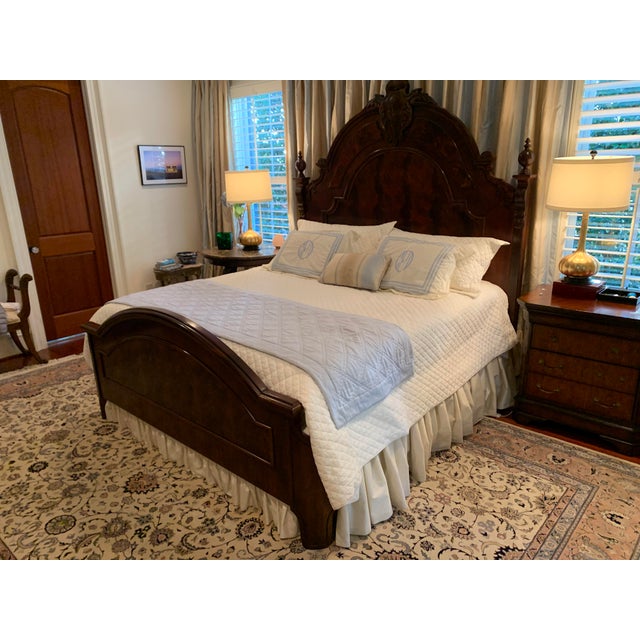 Henredon Carlyle Collection Mahogany Bed Chairish