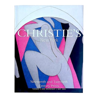 Christie's New York Catalog - 19th and 20th Century Prints - 5/3/00 For Sale