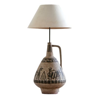 Vintage Ceramano Table Lamp by Hans Welling, 1960s For Sale
