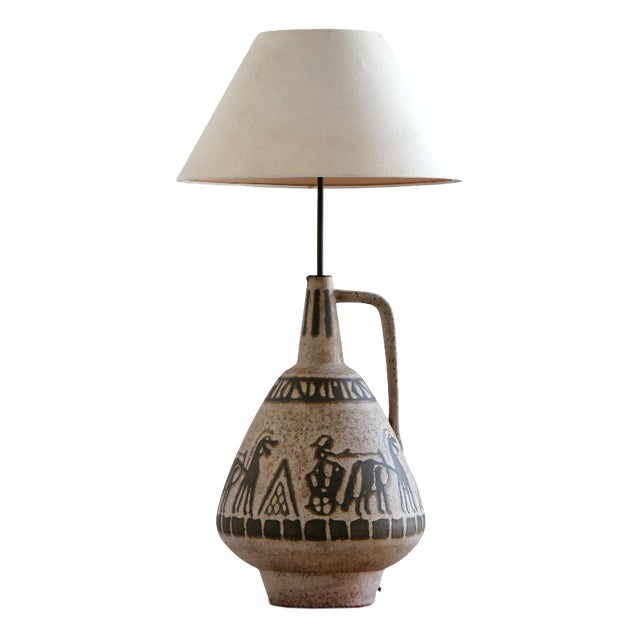 Vintage Ceramano Table Lamp by Hans Welling, 1960s For Sale