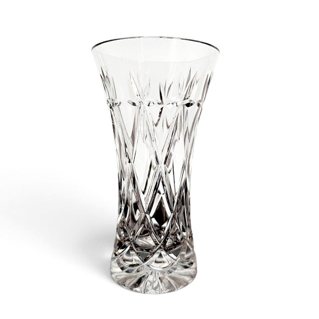 Edinburgh Crystal Late 20th Century Edinburgh Crystal Cut Vase, Scotland, 6 Inch For Sale - Image 4 of 9