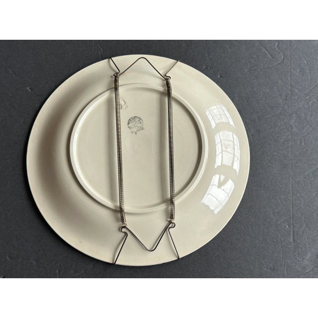 Boch La Louviere Decorative Wall Plate by Boch Freres La Louviere Belgium For Sale - Image 4 of 12