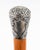 Antique English Silver Topped Walking Stick Cane For Sale - Image 3 of 14