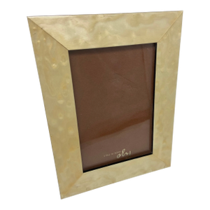 Vintage Italian Burled Maple Tigo Picture Frame