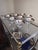 Transparent 1950s Eight Silver Rimmed Martini Glasses For Sale - Image 8 of 8