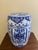 Late 20th Century Blue and White Porcelain Chinoiserie Chinese Garden Stool or Side Table For Sale - Image 5 of 6