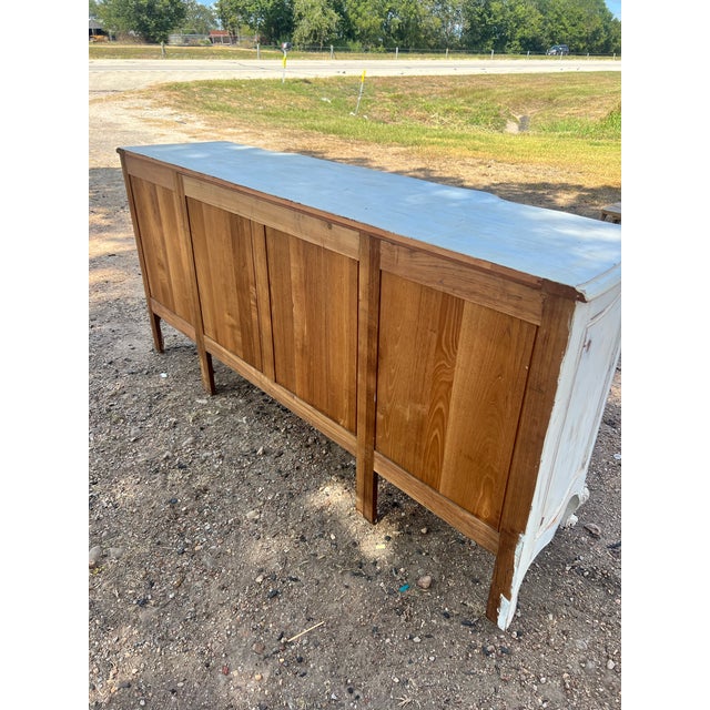 French 19th Century Louis XV Painted Walnut Sideboard For Sale - Image 12 of 12