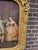 Gold 1960s Italian Rococo Gold Beech Textile Wall Art Panel For Sale - Image 8 of 12