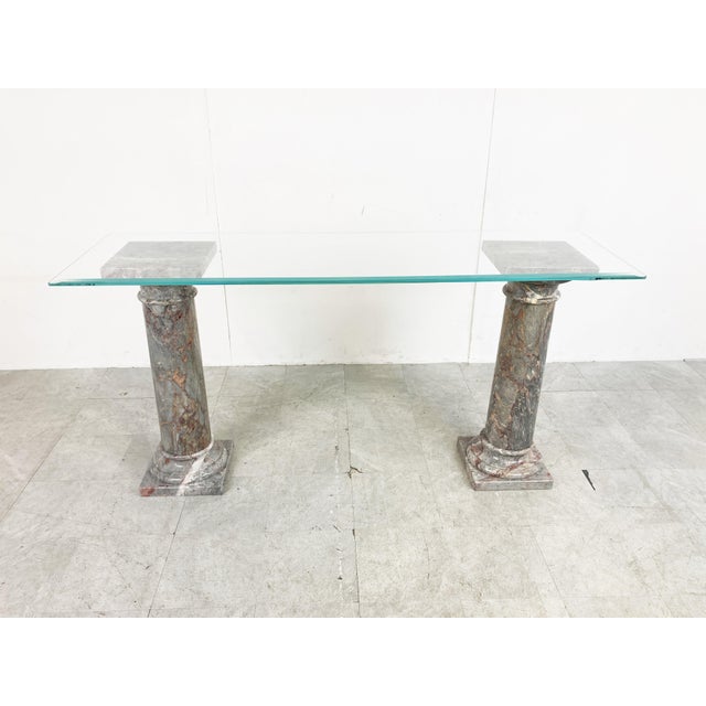 Vintage Marble Console Table, 1960s For Sale - Image 11 of 11
