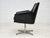 Scandinavian Swivel Chair in Artificial Leather with Cast Aluminum Base, 1950s For Sale - Image 14 of 17