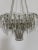 1920s Rare Italian Crystal Beaded Basket With Prisms Mirrors Sconces For Sale - Image 4 of 13
