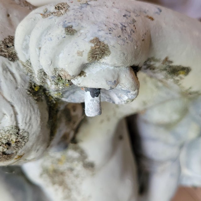 1990s Henri Studio Concrete Sculpture Statue Trio of Cherubs For Sale - Image 12 of 18