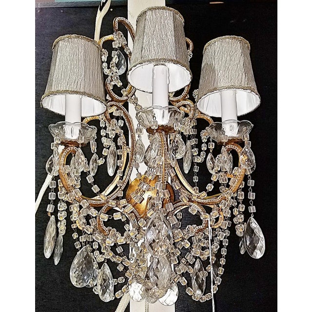 1970s 1970s Maria Teresa Italian Sconces, a Pair For Sale - Image 5 of 10