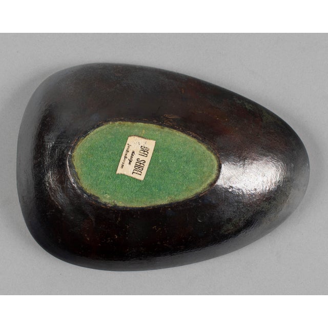 Ben Seibel Copper Jenfred-Ware Thumbprint Bowl For Sale - Image 9 of 15