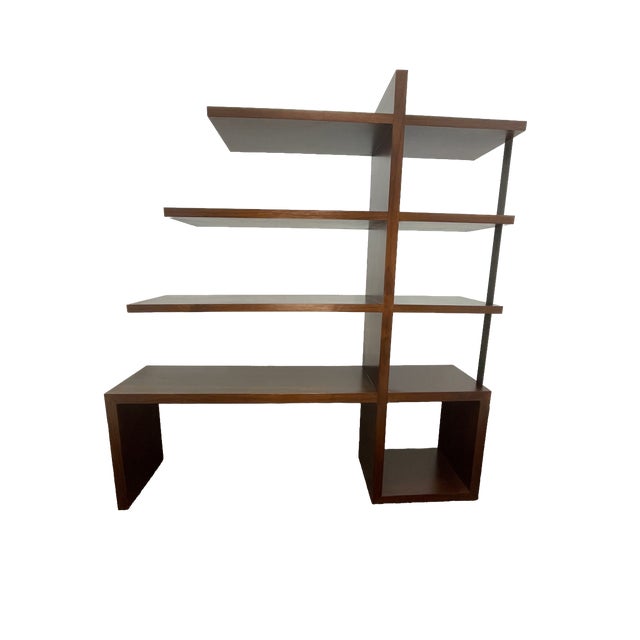 This is an original William Emerson designed bookcase. This bookcase is crafted in walnut and finished in a darker...
