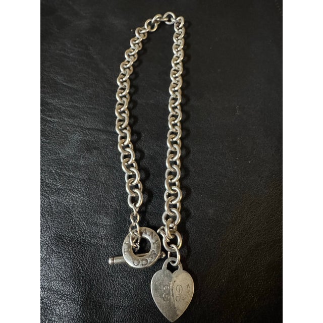 Silver Vintage Tiffany Staring Silver Necklace For Sale - Image 8 of 10