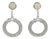Gianfranco Ferre Crystal Jeweled Clip Earrings For Sale