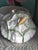 Cabbage Soup Bowl with ladle and carrot design. Small chip as seen in the photos above. Hold about 8 quarts of soup.