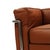 Modernist LC2 Lounge Chair in Brown Leather by Le Corbusier for Cassina, Italy, 1980 For Sale - Image 6 of 9