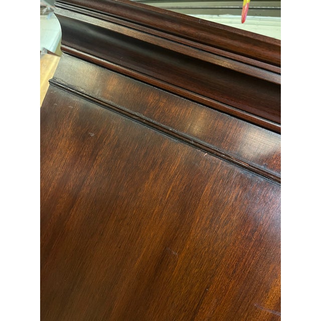 Wood Late 20th Century Henkel-Harris New Market High Chest of Drawers For Sale - Image 7 of 12