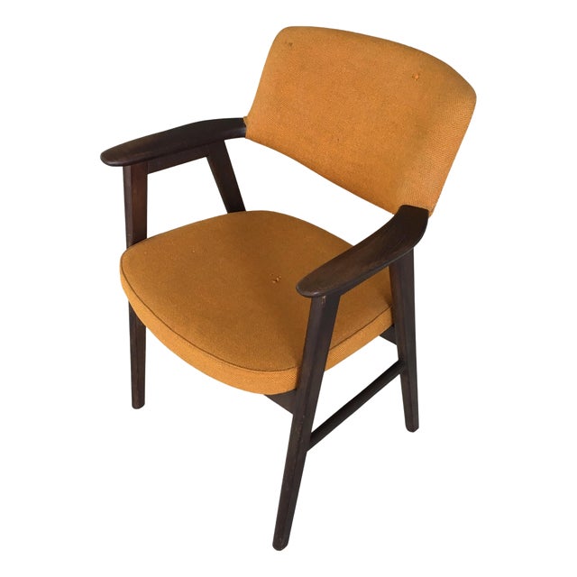 Danish Armchair in Tanned Oak by Erik Kirkegaard for Høng Stolefabrik, 1960s For Sale