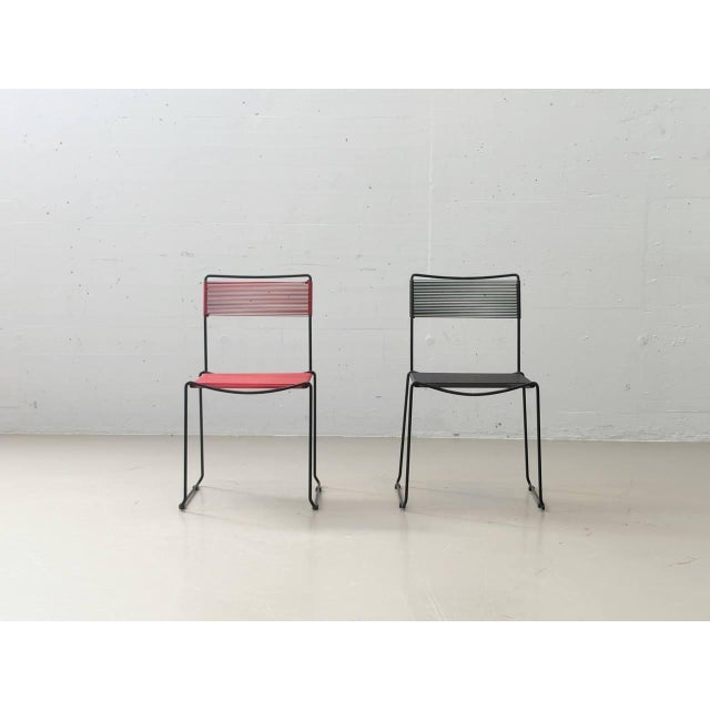 Black Spaghetti Stühle Chair by Giandomenico Belotti For Sale - Image 8 of 15
