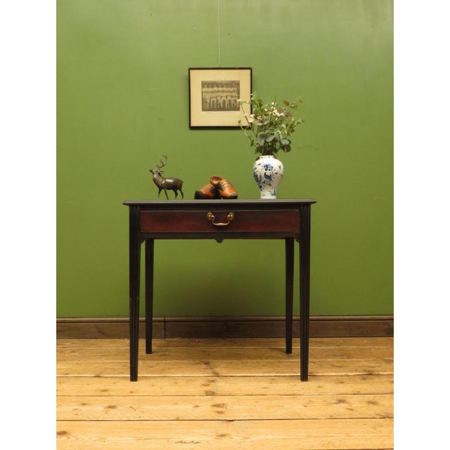 Black Side Table with Drawer For Sale - Image 11 of 18