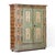 Folk Art Rustic Farmhouse Painted Bridal Cabinet, 1825 For Sale - Image 16 of 16