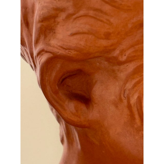 Mid-20th Century Italian Terracotta Bust For Sale - Image 12 of 15
