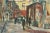 Impressionist 1970s Original Maurice Silber (1922-95) Watercolor - Le Marais, Paris For Sale - Image 3 of 7