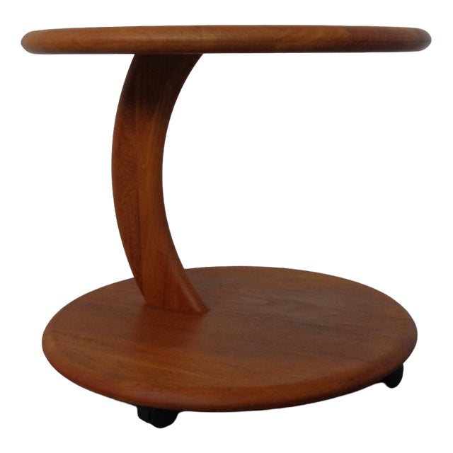 Teak Serving Trolley, Denmark, 1970s For Sale