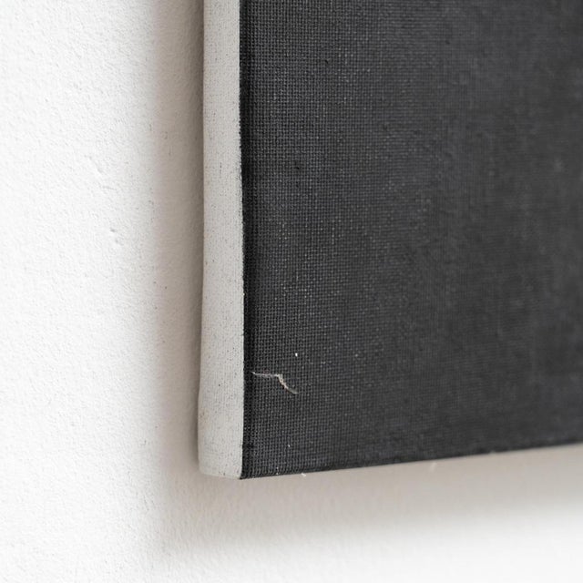 Enrico Della Torre, Art Black Composition, Charcoal on Canvas, 2017 For Sale - Image 6 of 10