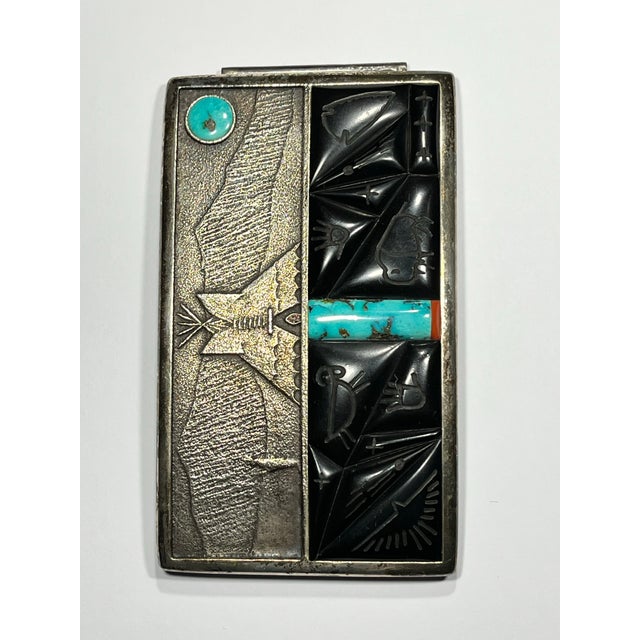 Metal Darryl Begay Monumental Belt Buckle For Sale - Image 7 of 10