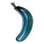 Italian Murano Art Glass Iridescent Banana Sculpture For Sale