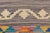 1990s Rustic Kilim Gray Beige Hand-Woven Wool Rug 2'0'' X 2'11'' For Sale - Image 5 of 9