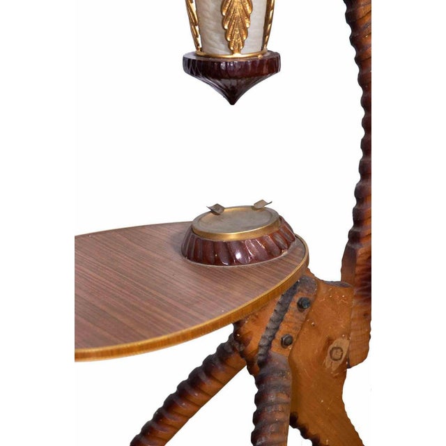 Aldo Tura Mid-Century Modern Italian Lamp by Aldo Tura, Italy, 1950s For Sale - Image 4 of 5