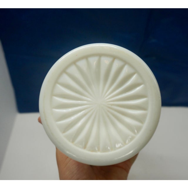 Vintage Milk Glass Showcase Collection - 5-Piece Coordinating Lot For Sale - Image 6 of 6