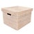 White Artifacts Rattan Letter File Storage Box with Lid in White Wash For Sale - Image 8 of 8
