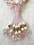 Contemporary 1980s Freshwater Pearl and Pink Crystal Beaded Necklace With Silver Accents- 20" For Sale - Image 3 of 3