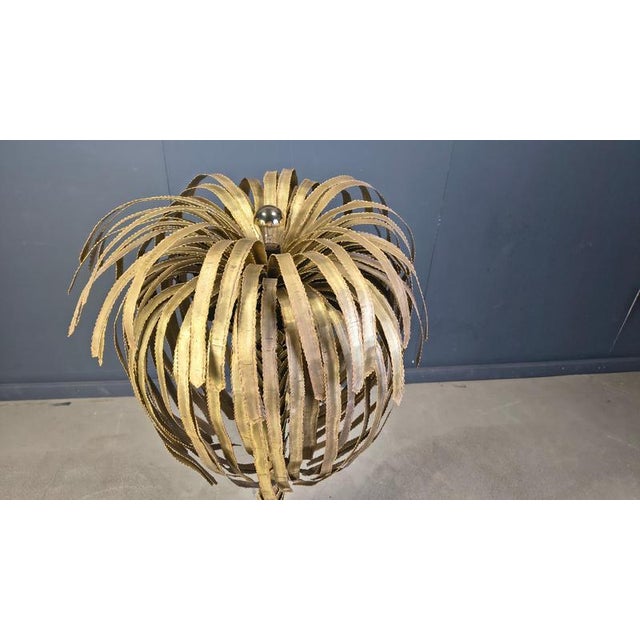 Brass Palm Tree Floor Lamp from Maison Jansen, 1970s For Sale - Image 12 of 18