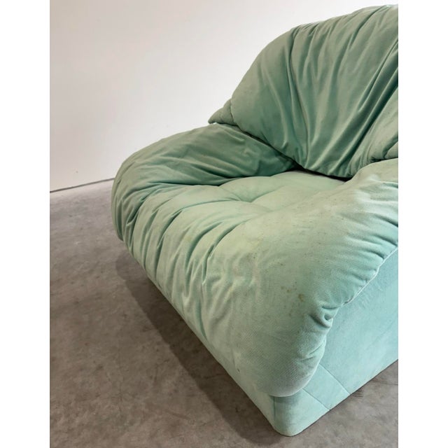 Green Postmod Ekornes Seafoam Lounge Chair For Sale - Image 8 of 14