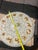 Groovy light fixture with etched zodiac characters. Has original cap to attach. Will include after market new two bulb...