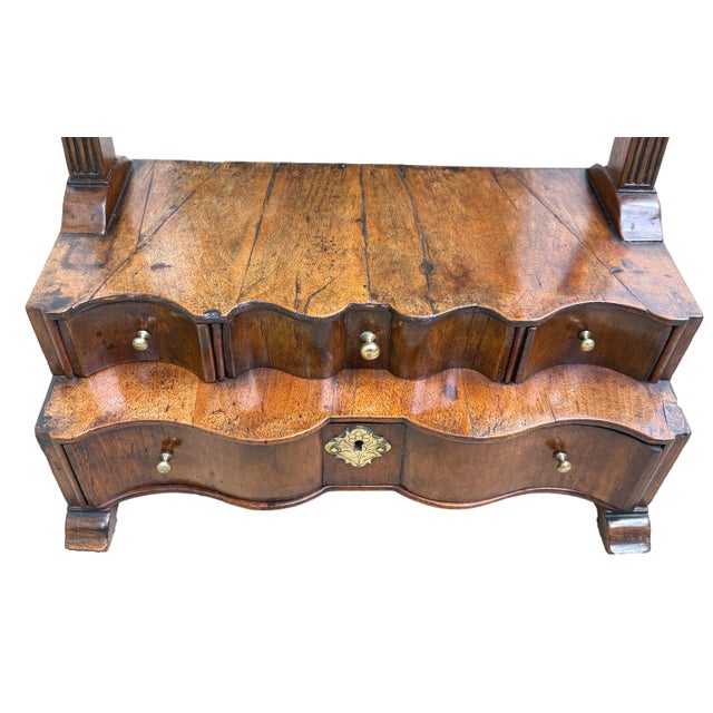 Queen Anne Dressing Table Mirror in Walnut, 1710 For Sale - Image 6 of 15