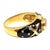 Contemporary Vintage Hidalgo 18k Black Enamel Diamond Solitaire Ring, Size 6.5 For Sale - Image 3 of 9