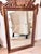 La Barge Vintage Mid-Century Italian Hollywood Regency Carved Shell Top Wall Mirror La Barge For Sale - Image 4 of 7