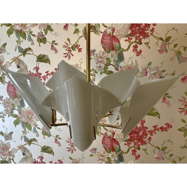 Chandelier from Franco Luce, 1978, in Very Good conditions. Designed 1970 to 1979 This piece is attributed to the...