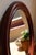 Vintage Round Mirror with Mahogany Wood-Effect Frame, 1970s For Sale - Image 3 of 7