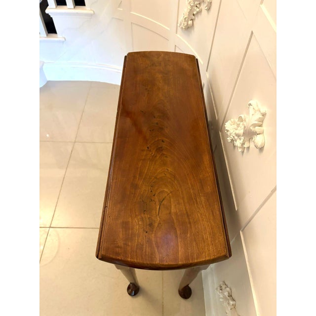 Antique George III Mahogany Drop Leaf Table, 1780 For Sale - Image 4 of 10