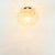 1970s Mid-Century Modern Amber Bubble Glass Flush Mount by Helena Tynell for Limburg, Germany, 1960s For Sale - Image 5 of 12